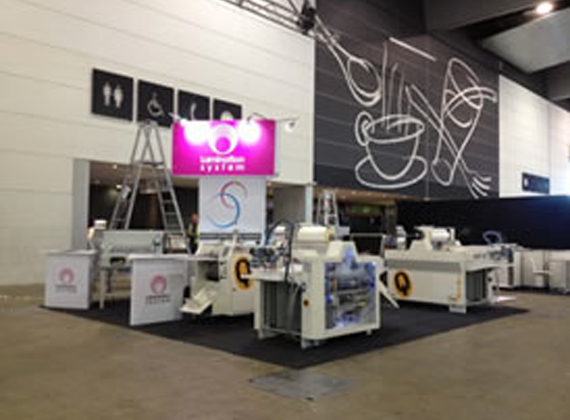 Vista del Stand de Qlam en la feria Packprint